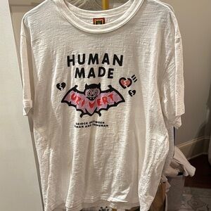 White Human Made Graphic T-Shirt